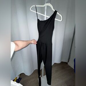 ALO Yoga Black One-Shoulder Top